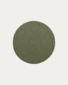 Rug Despas in synthetic fibers green Ø150 cm