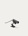 Jula small lamp with clamp in black metal