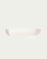 Salaya shelf in lacquered beige ash laminated plywood 60 x 12 cm