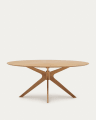 Table Naanim en placage de chêne 180 x 110 cm