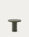 Mesa redonda Aiguablava de cemento verde Ø 90 cm