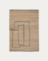 Rug Velira in jute 160 x 230 cm