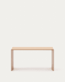 Litto oak veneer coffee table with a natural colour finish, 90 x 45 cm