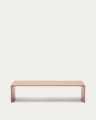 Litto oak veneer coffee table with a natural colour finish, 140 x 70 cm