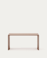 Litto walnut veneer coffee table with a natural colour finish, 90 x 45 cm