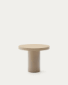 Aiguablava beige cement round table Ø90cm