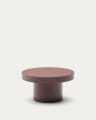 Aiguablava terracotta cement coffee table Ø90cm