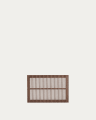 Beyla solid ash wood headboard with walnut finish for 90cm bed FSC 100%