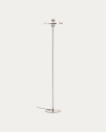Nuvira floor lamp in light grey brushed metal