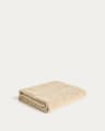 Dalira 100% cotton beige zebra jacquard hand towel 50 x 90cm