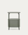 Arely bathroom vanity unit with steel structure and green lacquered MDF 60 x 40cm