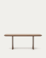 Litto table made from walnut veneer, 200 x 100 cm