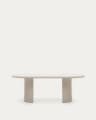 Mesa Nealy MDF lacado com acabamento cru 200 x 100 cm