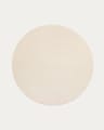 Empuries white round rug Ø200cm