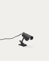 Jula small lamp with clamp in black metal