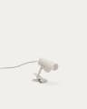 Jula small lamp with clamp in grey metal