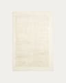 Marely white wool rug 160 x 230cm