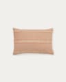 Neris terracotta 100% linen cushion cover 40 x 60cm