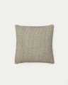 Housse de coussin Eriam 100% PET verte 50 x 50 cm