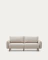 3 seater Carlota sofa in beige, 213 cm FSC Mix Credit
