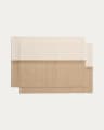 Tari set of 2 beige 100% cotton placemats 35 x 50 cm