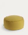 Round Ø 70 cm Mustard-yellow Nedra pouf