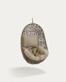 Florina brown hanging chair