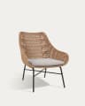 Abeli cord armchair in beige