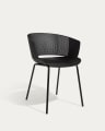 Yeray black garden chair