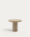 Aiguablava beige cement round table Ø90cm