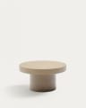 Aiguablava beige cement coffee table Ø90cm