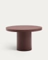 Table ronde Aiguablava en ciment terracota Ø 120 cm