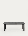 Table extensible Livorno en aluminium graphite 233(350) x 100 cm