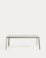 Brela extendable table in natural aluminium 205(287) x 100 cm