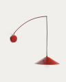 Kally wall lamp in a red painted finish