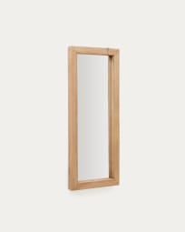 Miroir Maden en bois avec finition naturelle  50 x 120 cm
