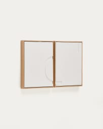 Set Sefri de 2 cuadros blanco 30 x 40 cm