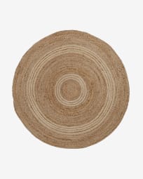 Saht rug Ø 150 cm natural