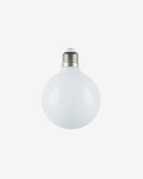 Bulb LED E27 lightbulb, 6W and 95 mm with warm light