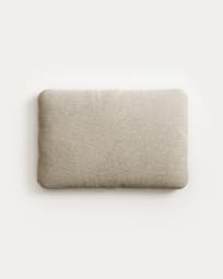 Blok cushion in beige, 40 x 60 cm FR