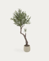Artificial Olive Tree with black plantpot 140 cm