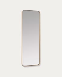 Espelho de parede Marco metal dourado 55 x 150,5 cm