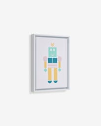 Bild Julisa Roboter mehrfarbig 30 x 40 cm