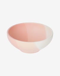 Miska Sayuri porcelana różowo-biała duża