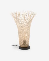 Citalli bamboe tafellamp in natuurlijke finish