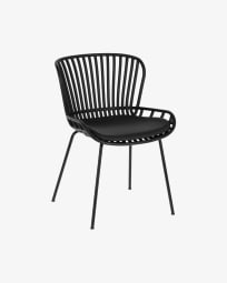 Surpik outdoor chair in black