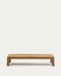 Mesa de centro Forcanera de madeira maciça de teca 150 x 71 cm