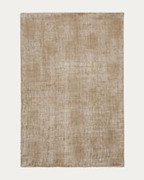 Tapijt Susi van groene wol en bamboe-viscose 200 x 300 cm