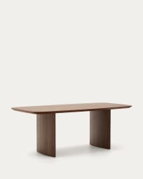 Litto Tisch aus Walnussfurnier 200 x 100 cm