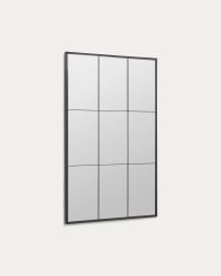 Espelho de pé Ulrica de metal preto 100 x 160 cm